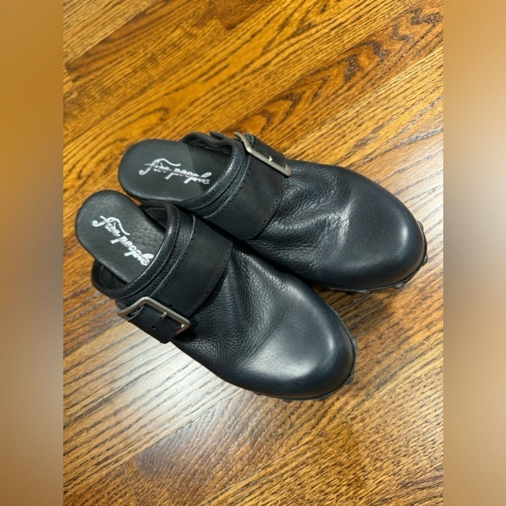 Free People Shoes Culver City Clog Black Free People Size 38 - Picture 7 of 7